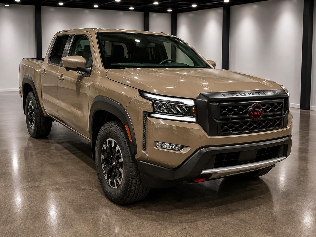 2024 Nissan FRONTIER, béžová, 19 306 km, dovoz USA — foto 1