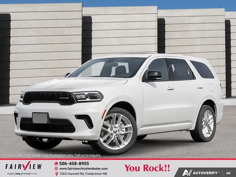 2027 Dodge Durango GT, bílá, 0 km, dovoz Kanada — foto 1