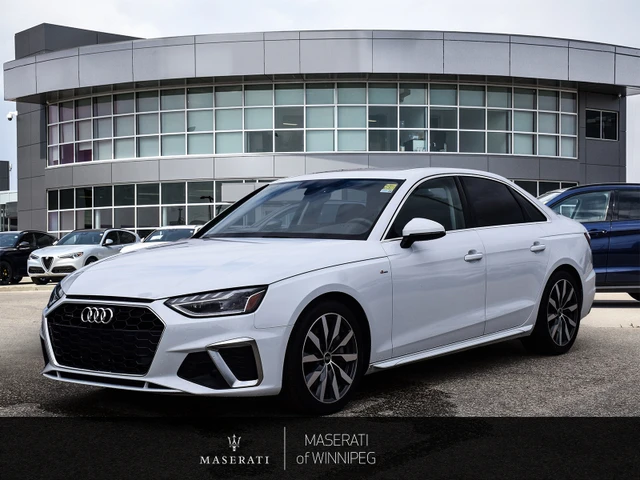 2024 Audi A4 Progressiv, biela, 35 142 km, dovoz Kanada — foto 1