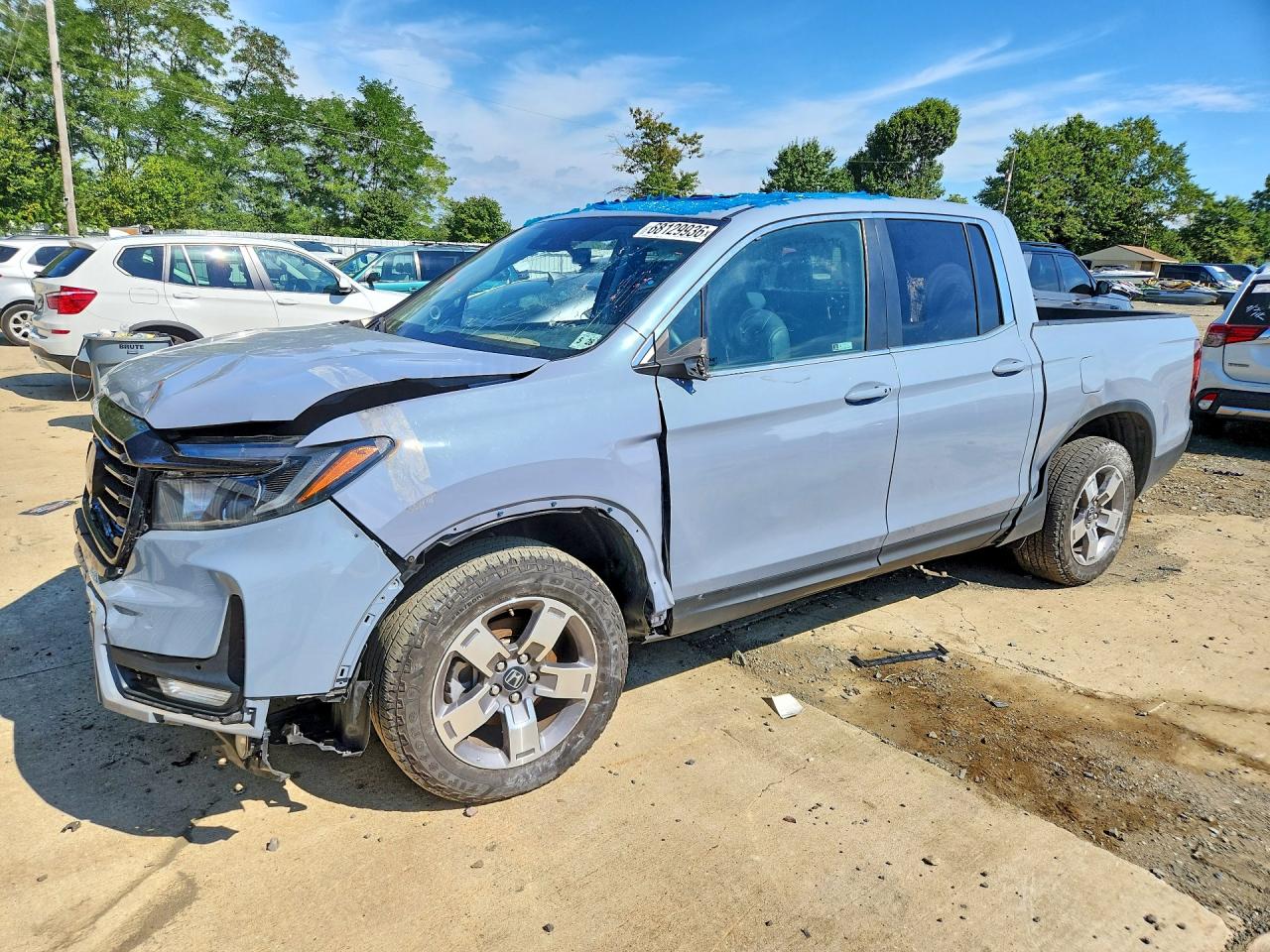 2024 Honda RIDGELINE RTL, sivá, dovoz USA — foto 1