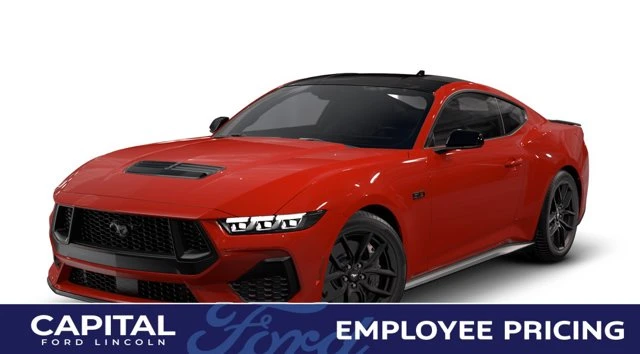 2026 Ford Mustang GT, červená, 43 km, dovoz Kanada — foto 1