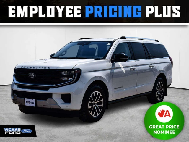 2025 Ford Expedition Platinum, biela, 62 294 km, dovoz Kanada — foto 1