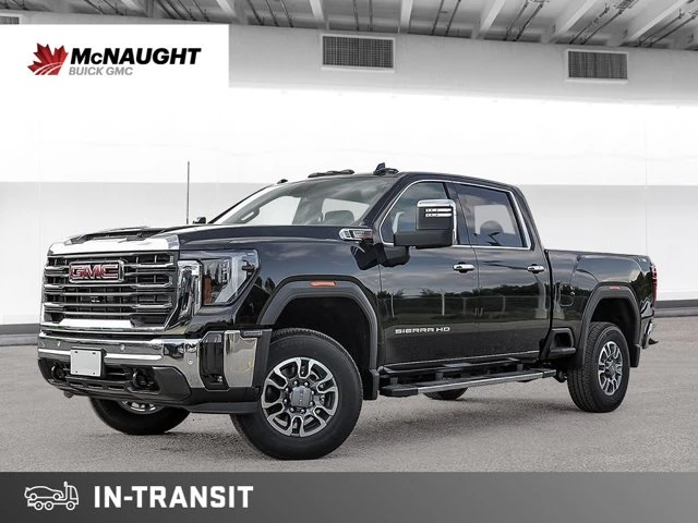 2026 GMC Sierra 2500 HD SLT, čierna, 6 km, dovoz Kanada — foto 1