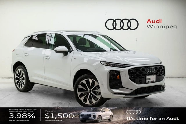 2026 Audi Q3 Technik, biela, 20 km, dovoz Kanada — foto 1