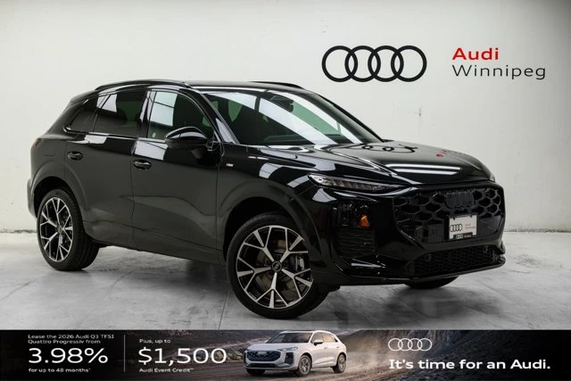 2026 Audi Q3 Technik, čierna, 18 km, dovoz Kanada — foto 1