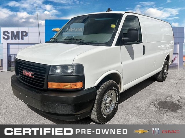 2021 GMC Savana CARGO, biela, 119 031 km, dovoz Kanada — foto 1