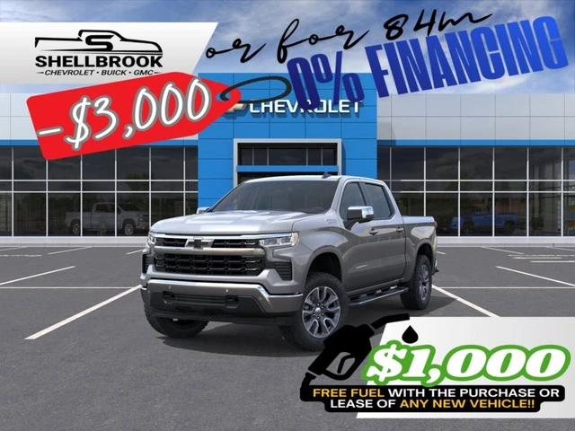 2026 Chevrolet Silverado 1500 LT, sivá, 1 km, dovoz Kanada — foto 1