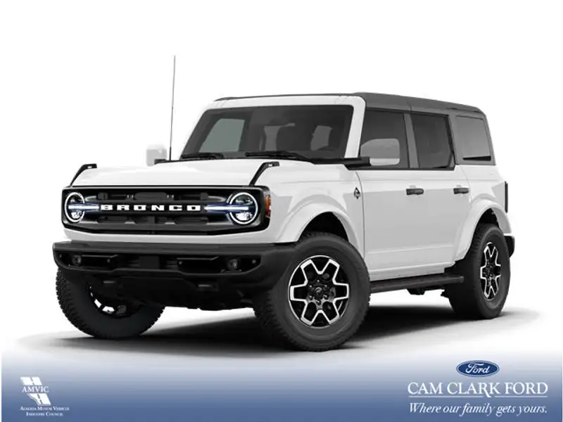 2026 Ford Bronco Outer Banks, biela, 0 km, dovoz Kanada — foto 1