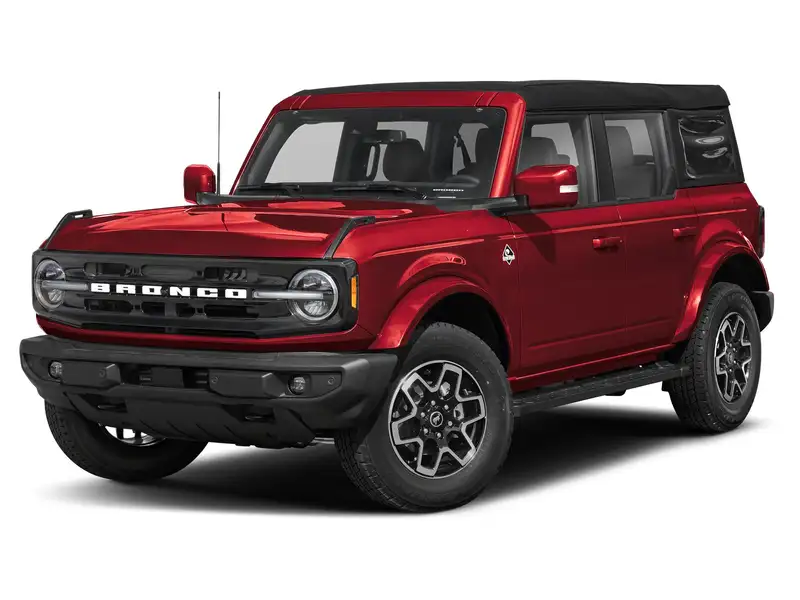 2026 Ford Bronco OUTER BANKS, červená, 0 km, dovoz Kanada — foto 1