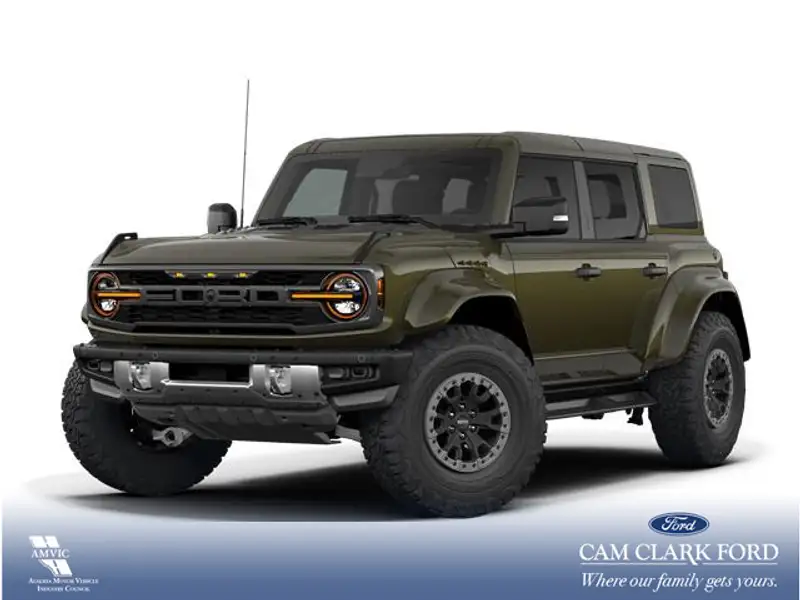 2026 Ford Bronco Raptor, zelená, 0 km, dovoz Kanada — foto 1 z 7 2026 Ford Bronco Raptor, zelená, 0 km, dovoz Kanada — foto 1 z 7