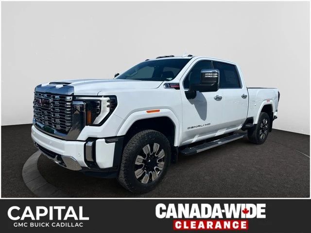 2026 GMC Sierra 2500 HD Denali, biela, 8 km, dovoz Kanada — foto 1