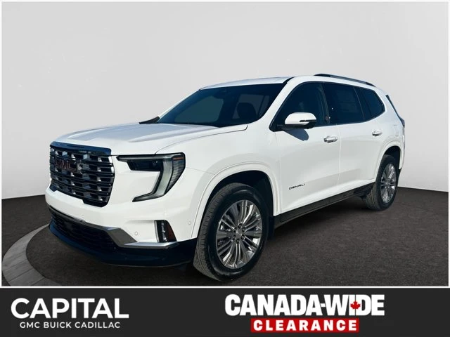 2027 GMC Acadia Denali AWD, bílá, 6 km, dovoz Kanada — foto 1