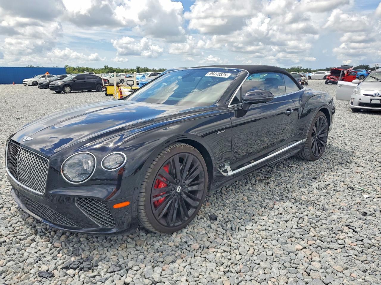 2023 Bentley CONTINENTAL GT SPEED, čierna, 12 178 km, dovoz USA — foto 1