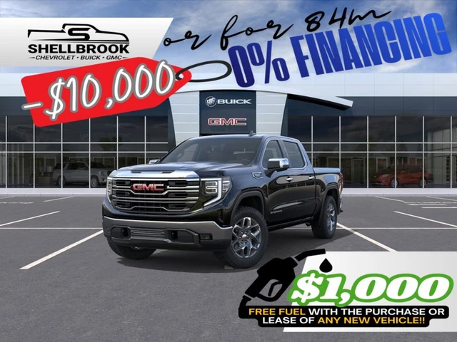 2026 GMC Sierra SLT, čierna, 1 km, dovoz Kanada — foto 1