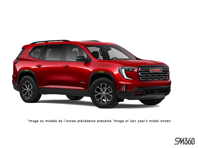 2027 GMC Acadia AT4, červená, 5 km, dovoz Kanada — foto 3 z 6