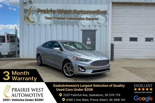 2020 Ford Fusion Titanium Hybrid | Command Start | Sunroof, strieborná, 124 167 km, dovoz Kanada — foto 1