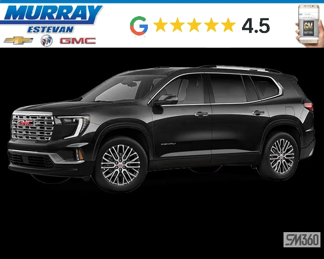 2027 GMC Acadia Denali, čierna, dovoz Kanada — foto 1