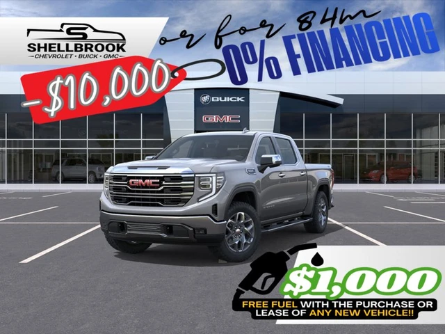 2026 GMC Sierra 1500 SLT, strieborná, 1 km, dovoz Kanada — foto 1