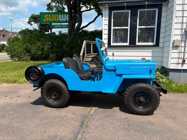 1954 Jeep Cj CJ3B, 3 500 km, dovoz Kanada — foto 3 z 4