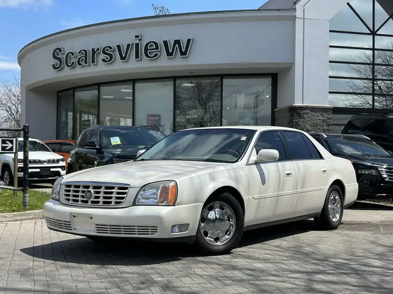 2000 Cadillac Deville DHS | Certified | A/C | Heated Seats | Leather, biela, 123 065 km, dovoz Kanada — foto 1