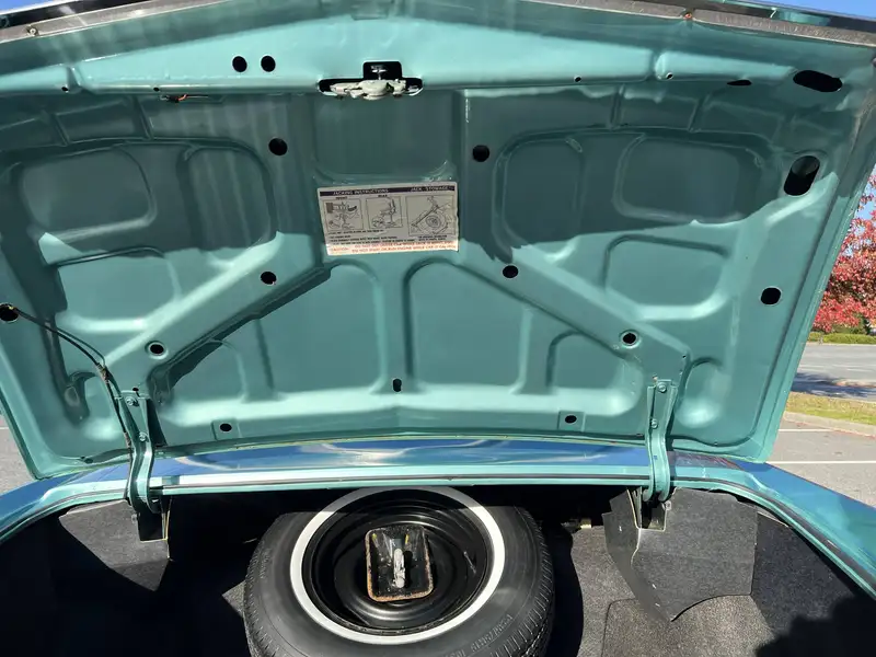 1970 Cadillac Deville, zelená, 88 700 km, dovoz Kanada — foto 11 z 12