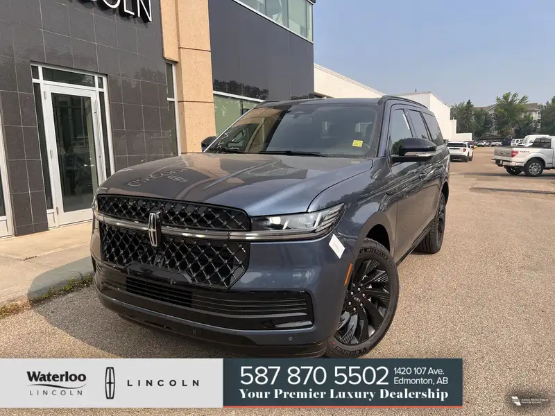 2027 Lincoln Navigator Reserve, modrá, 10 km, dovoz Kanada — foto 1