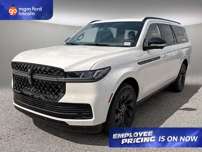 2027 Lincoln Navigator L RESERVE | 202A | TWIN-TURBOCHARGED 3.5L V6 | JET, bílá, 10 km, dovoz Kanada — foto 1