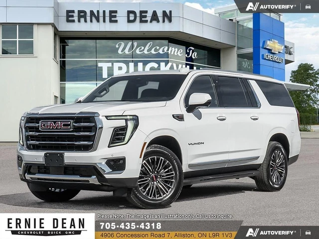 2026 GMC Yukon XL Elevation, biela, 2 km, dovoz Kanada — foto 1