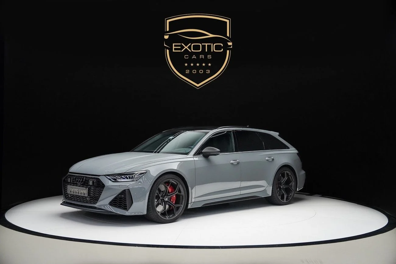 2025 Audi RS6 STANDARD, sivá, 6 000 km, dovoz SAE — foto 1