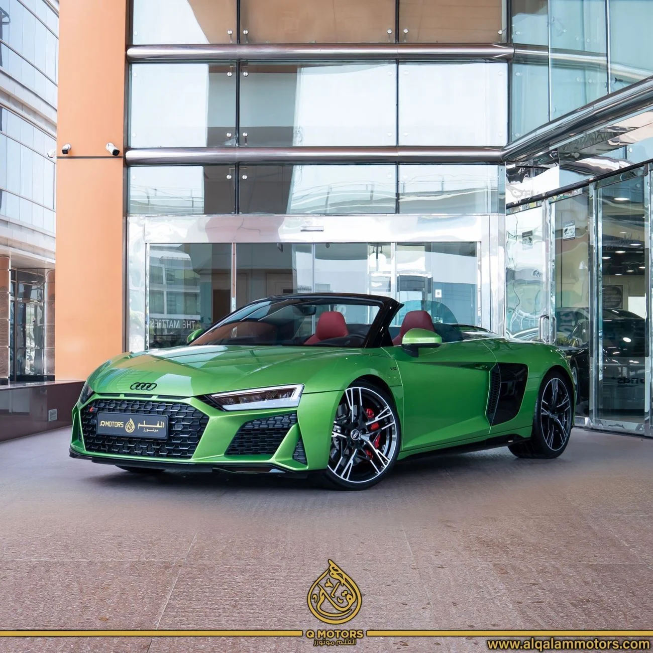 2023 Audi R8 V10 PERFORMANCE, zelená, 900 km, dovoz SAE — foto 1