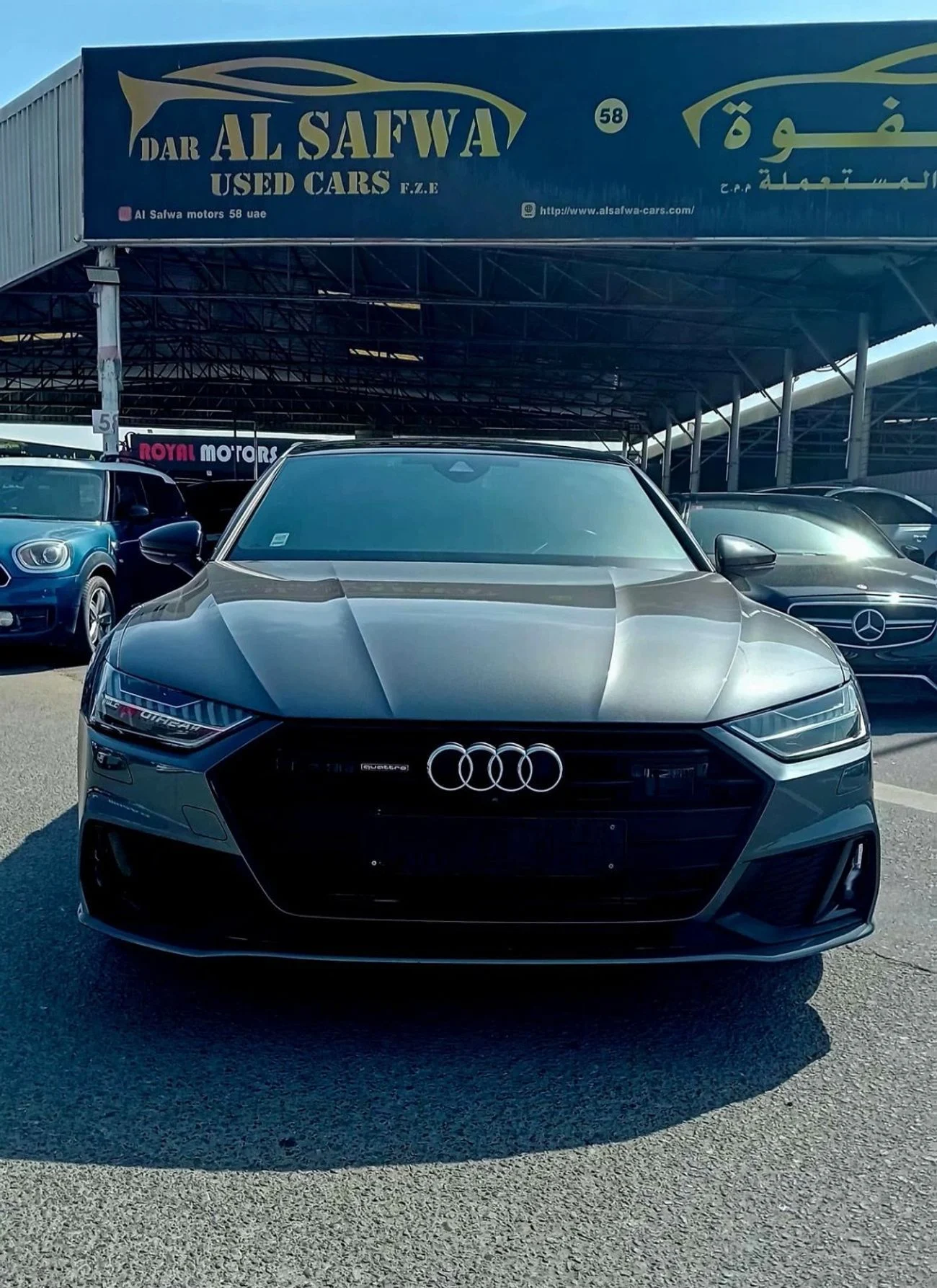 2022 Audi A7, strieborná, 121 674 km, dovoz SAE — foto 1