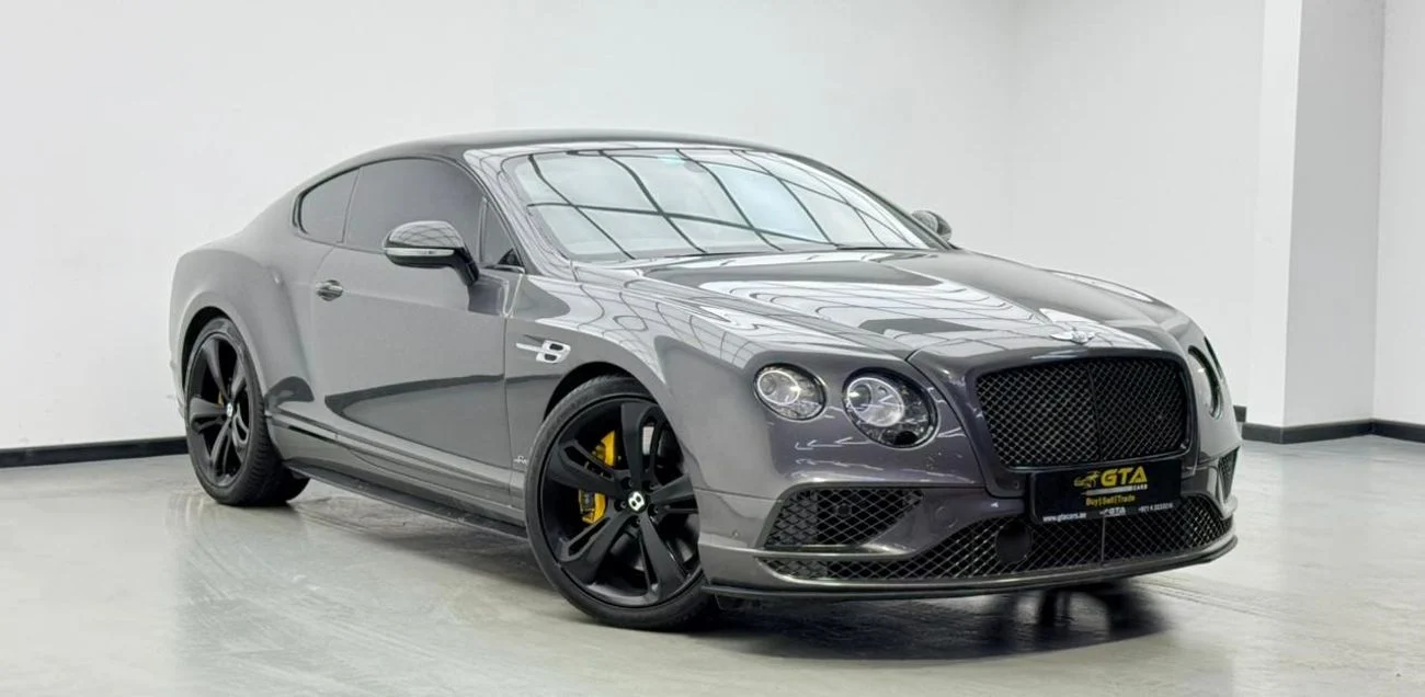 2017 Bentley Continental GT, sivá, 68 596 km, dovoz SAE — foto 1