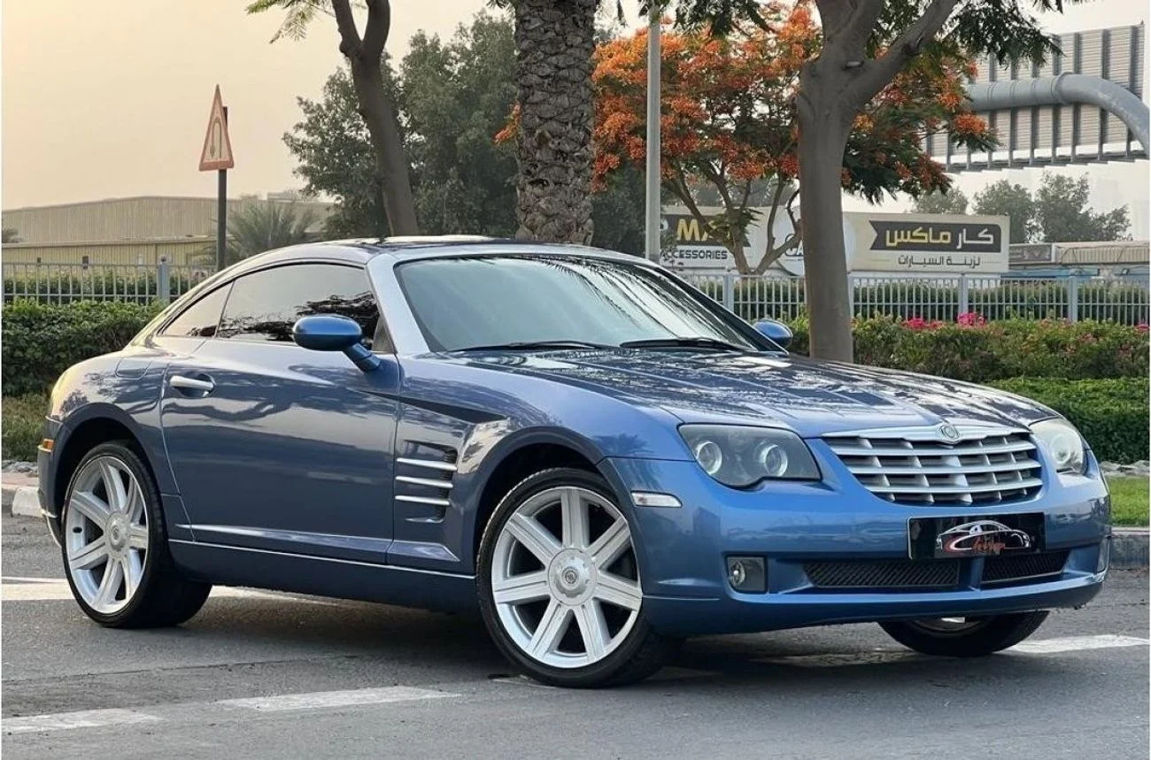 2006 Chrysler Crossfire LIMITED, modrá, 83 000 km, dovoz SAE — foto 1 z 13 2006 Chrysler Crossfire LIMITED, modrá, 83 000 km, dovoz SAE — foto 1 z 13