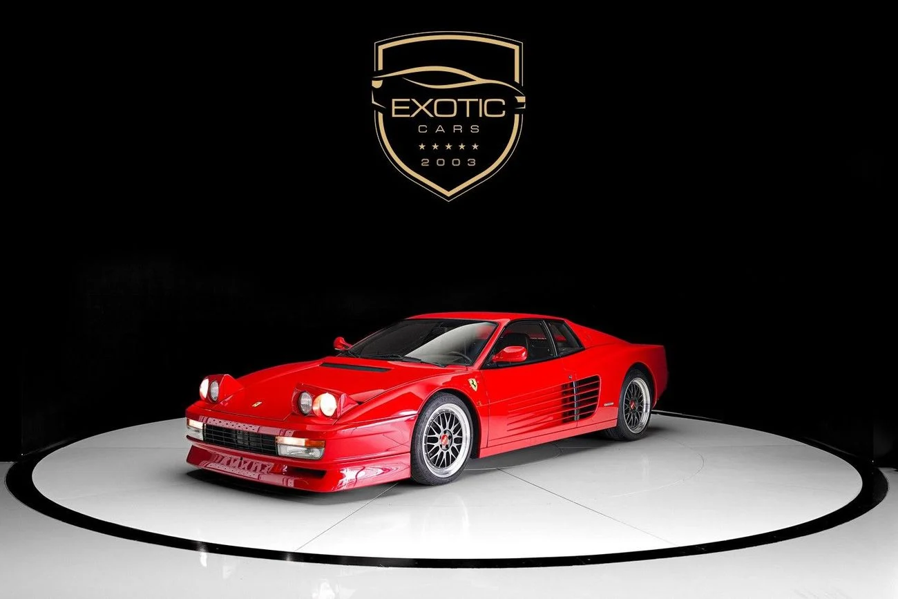 1991 Ferrari Testarossa STD, červená, 17 000 km, dovoz SAE — foto 1