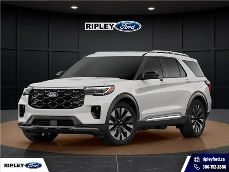 2027 Ford Explorer Platinum, šedá, 0 km, dovoz Kanada — foto 1