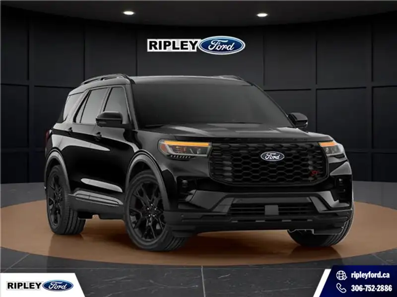 2027 Ford Explorer ST, čierna, 0 km, dovoz Kanada — foto 4 z 7
