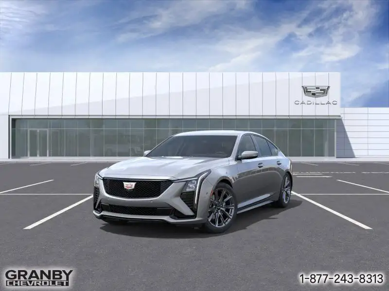 2026 Cadillac CT5 2.0L TWIN-SCROLL TURBO SPORT AWD (1SE), sivá, 0 km, dovoz Kanada — foto 1
