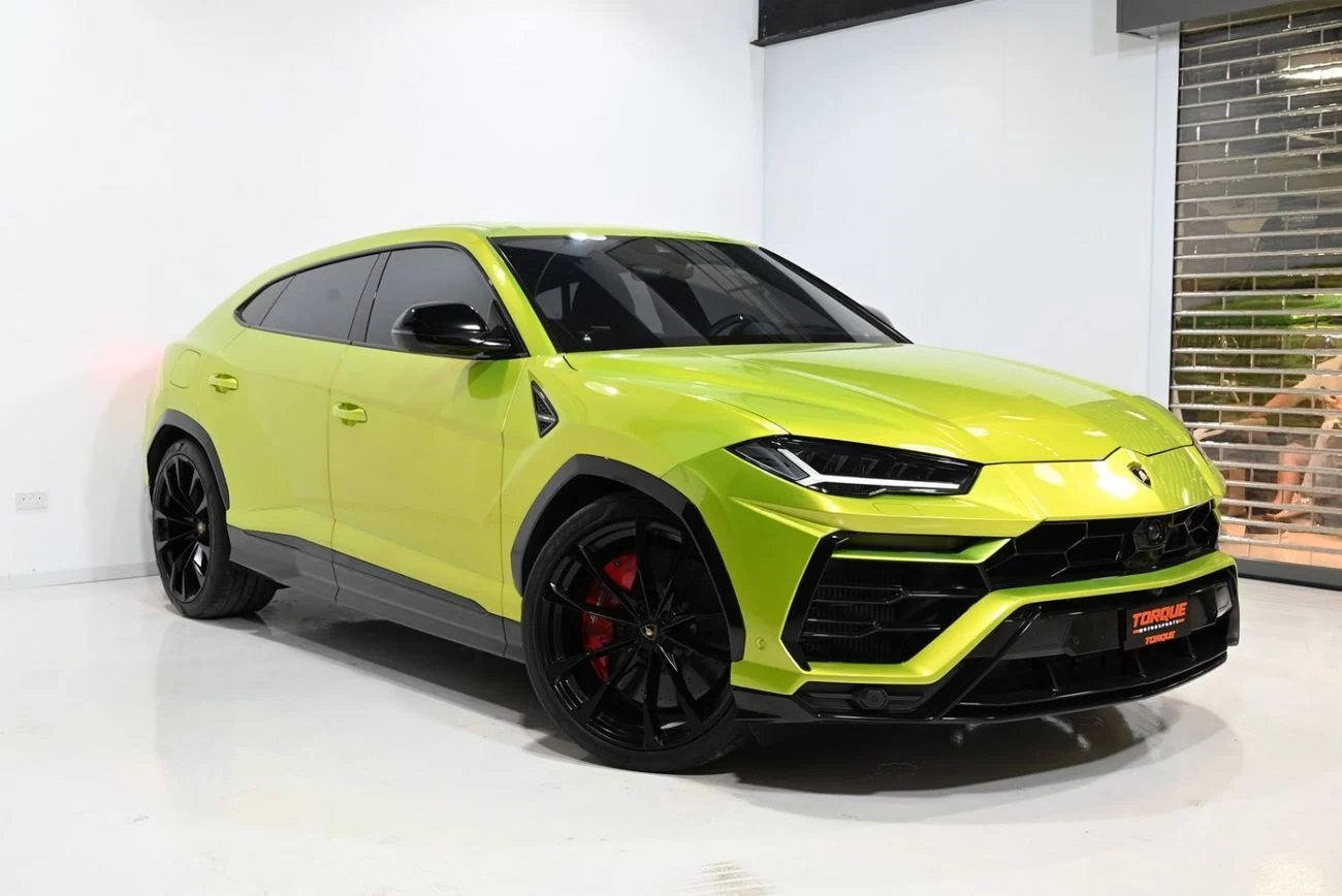 2022 Lamborghini Urus STD, zelená, 113 384 km, dovoz SAE — foto 1