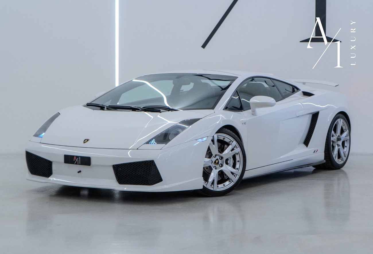 2007 Lamborghini Gallardo STANDARD, biela, 35 000 km, dovoz SAE — foto 1