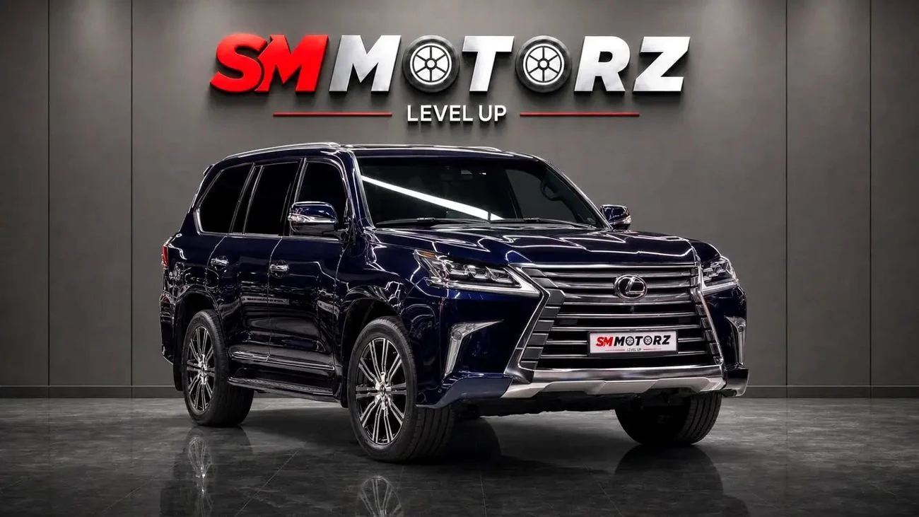2018 Lexus LX570 PLATINUM, modrá, 131 000 km, dovoz SAE — foto 1 z 16 2018 Lexus LX570 PLATINUM, modrá, 131 000 km, dovoz SAE — foto 1 z 16