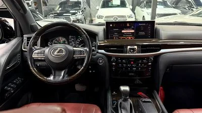 2018 Lexus LX570 PLATINUM, modrá, 131 000 km, dovoz SAE — foto 10 z 16