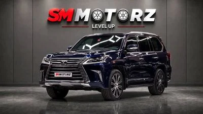 2018 Lexus LX570 PLATINUM, modrá, 131 000 km, dovoz SAE — foto 2 z 16