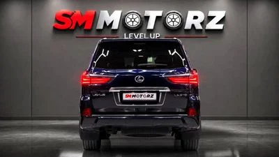 2018 Lexus LX570 PLATINUM, modrá, 131 000 km, dovoz SAE — foto 5 z 16