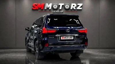 2018 Lexus LX570 PLATINUM, modrá, 131 000 km, dovoz SAE — foto 6 z 16