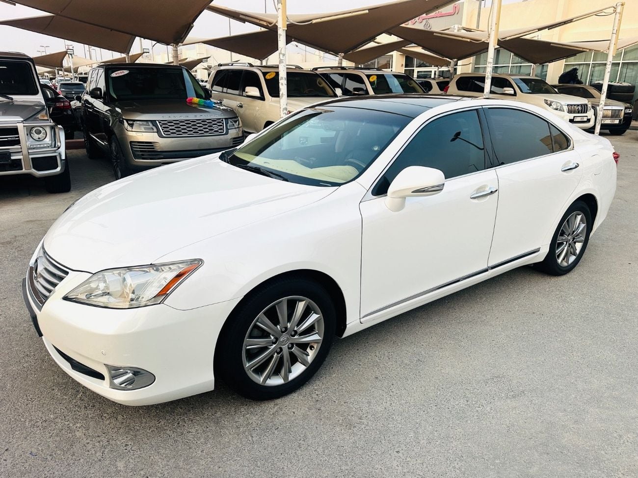 2011 Lexus ES350 PLATINUM, biela, 179 000 km, dovoz SAE — foto 1