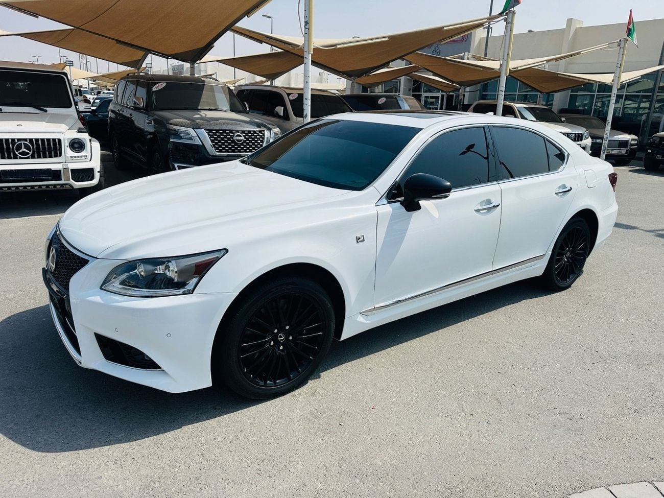 2015 Lexus LS460, biela, 140 000 km, dovoz SAE — foto 1