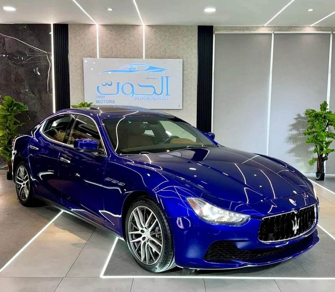2015 Maserati Ghibli, modrá, 119 000 km, dovoz SAE — foto 1