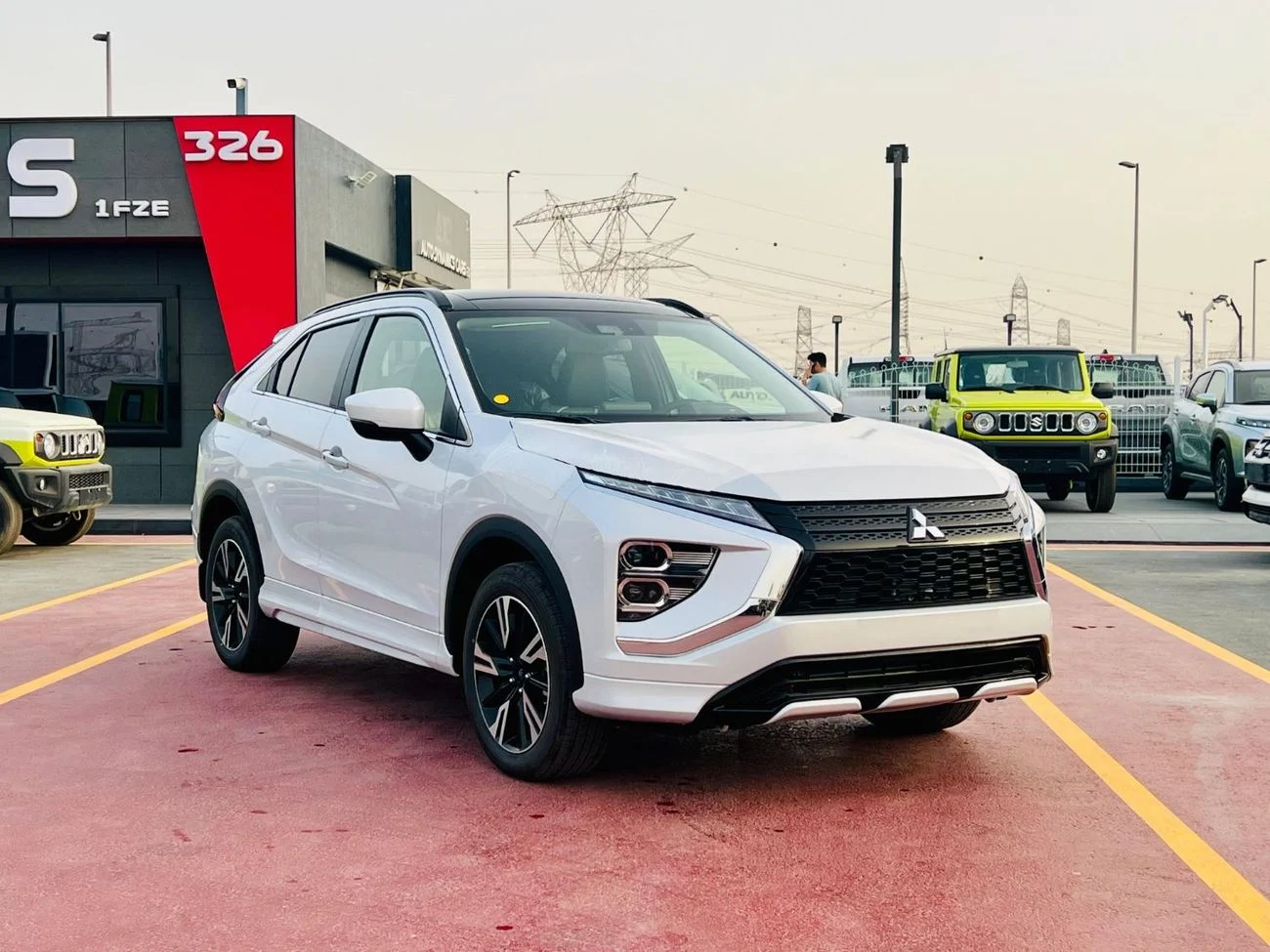 2025 Mitsubishi Eclipse Cross GLS HIGH LINE, biela, 0 km, dovoz SAE — foto 1