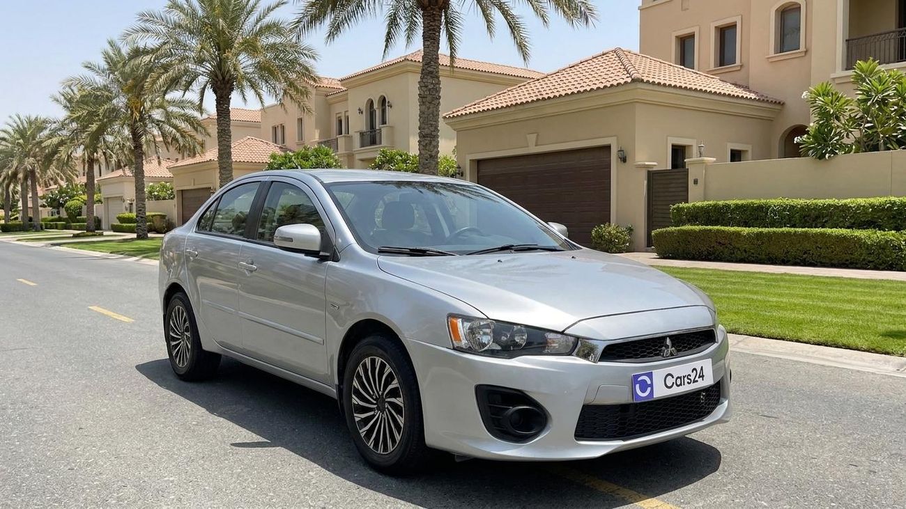 2017 Mitsubishi Lancer EX GLX, strieborná, 59 578 km, dovoz SAE — foto 1