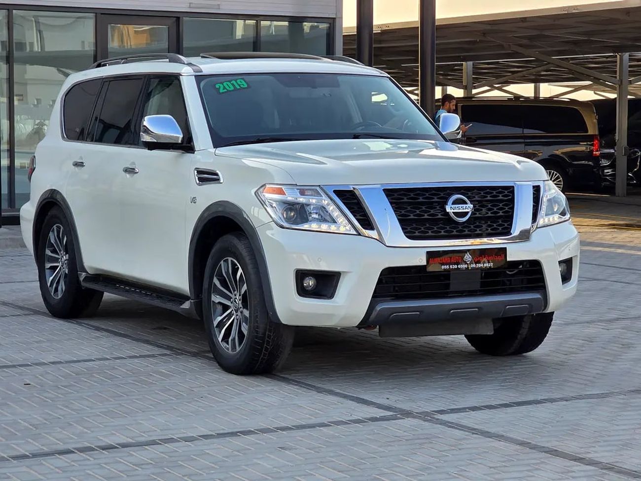 2019 Nissan Armada SL, biela, 148 000 km, dovoz SAE — foto 1
